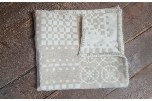 Soft New Baby blankets in Ivory & Cream BBN33
